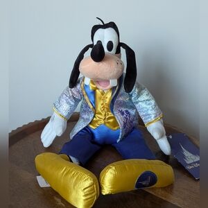NWT Disney Goofy Plush Walt Disney World Resort 50th Anniversary Festive Glitter